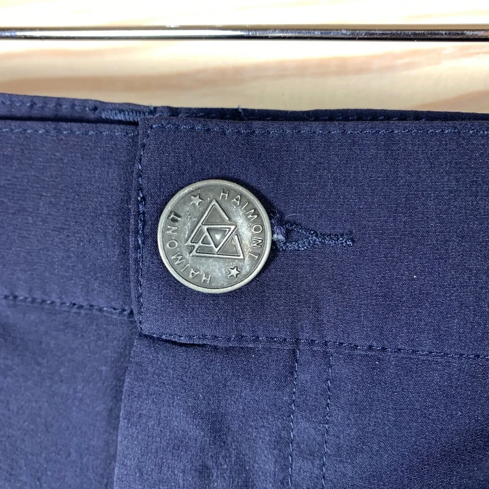 Haimont‎ Hiking Shorts Womens Medium Navy Blue Athletic Outdoor Gorpcore Trail